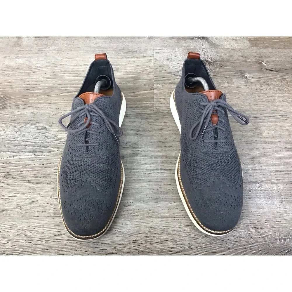 Cole Haan Men's Size 11 M OriginalGrand Wingtip Oxford Magnet Shoes C27961